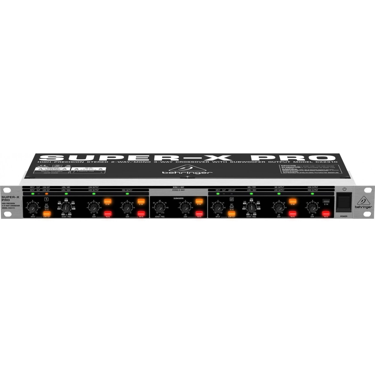 Behringer CX2310 V2 Частотная обработка звука